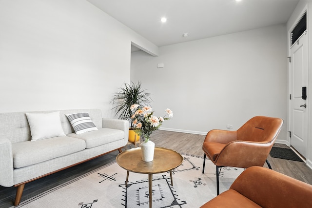2632 Pecos Cir, Montgomery, IL 60538 - living room featuring light wood-type flooring and recessed lighting