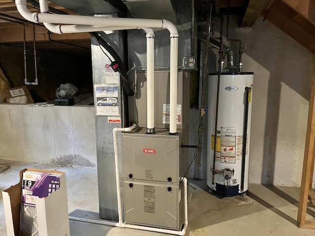 3485 Ronald Rd, Crete, IL 60417 - utilities featuring water heater and heating unit
