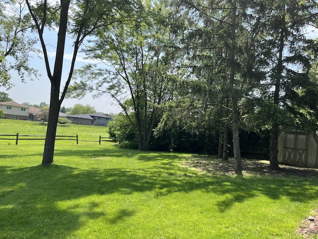 3485 Ronald Rd, Crete, IL 60417 - view of yard with a storage unit