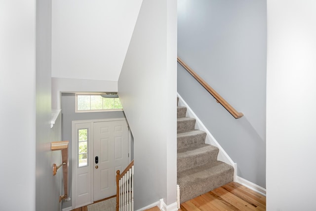2208 W Concord Ln, Addison, IL 60101 - foyer entrance with wood finished floors and stairs