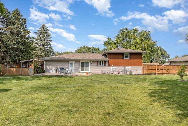 1910 Heather Ln, Joliet, IL 60431 - rear view of house with a patio