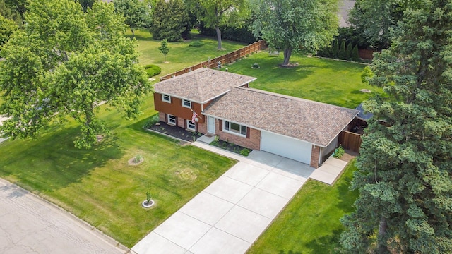 1910 Heather Ln, Joliet, IL 60431 - view from above of property with a tree filled landscape
