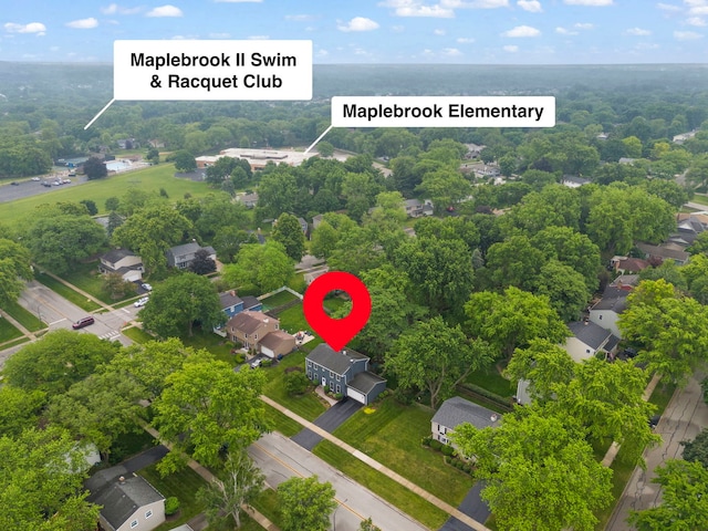 116 W Bailey Rd, Naperville, IL 60565 - aerial perspective of suburban area
