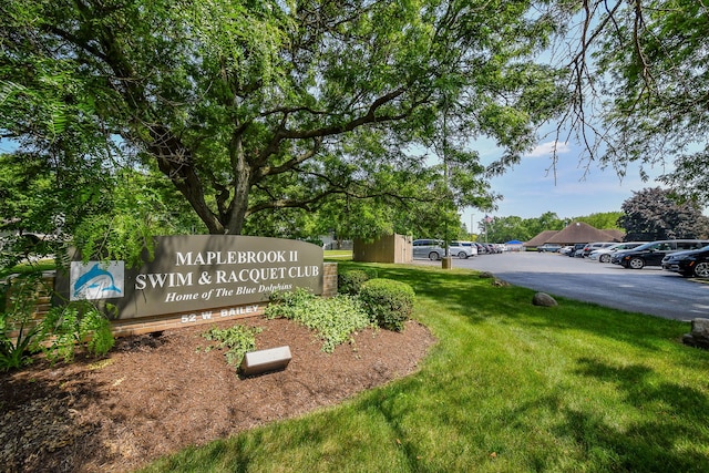 116 W Bailey Rd, Naperville, IL 60565 - community sign with uncovered parking and a lawn
