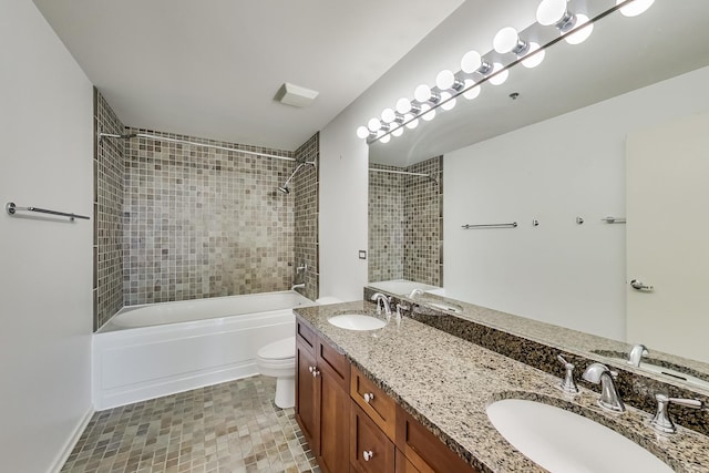 1525 S Sangamon St Unit 609, Chicago, IL 60608 - bathroom with shower / bath combination and double vanity