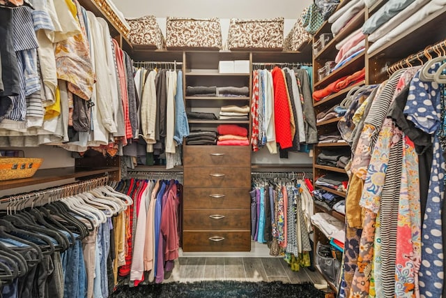 1430 W Diversey Pkwy Unit 1, Chicago, IL 60614 - walk in closet with wood finished floors