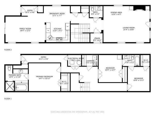 1430 W Diversey Pkwy Unit 1, Chicago, IL 60614 - view of room layout