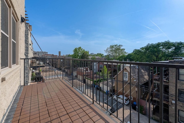 3454 N Ashland Ave Unit 4S, Chicago, IL 60657 - view of balcony
