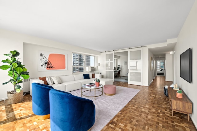 3180 N Lake Shore Dr Unit 8A, Chicago, IL 60657 - living area featuring baseboards and cooling unit