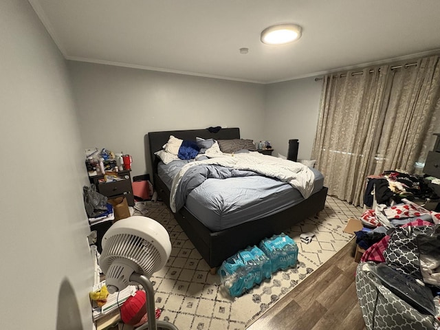 409 W 15th St, Chicago Heights, IL 60411 - bedroom featuring wood finished floors and ornamental molding