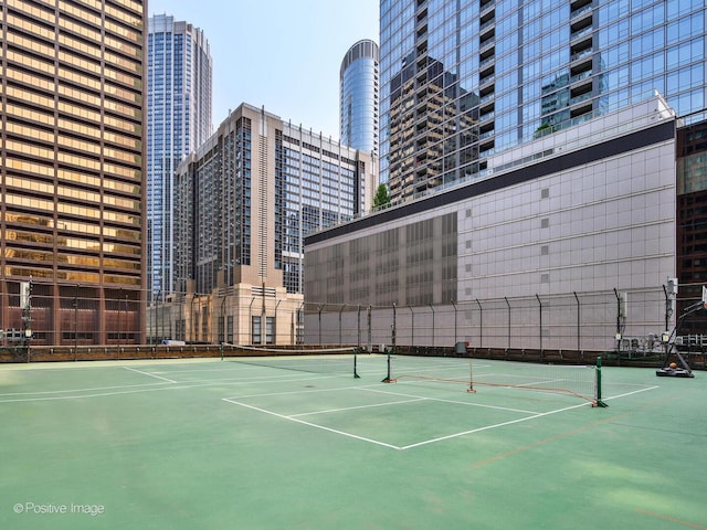211 E Ohio St Unit 2707, Chicago, IL 60611 - view of tennis court featuring a city view