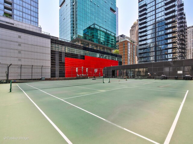 211 E Ohio St Unit 2707, Chicago, IL 60611 - view of tennis court with a view of city