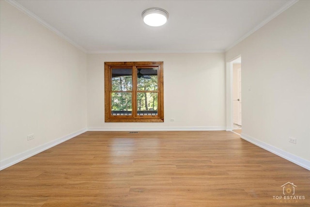 21824 Cambridge Dr, Kildeer, IL 60047 - empty room with light wood-style flooring and crown molding