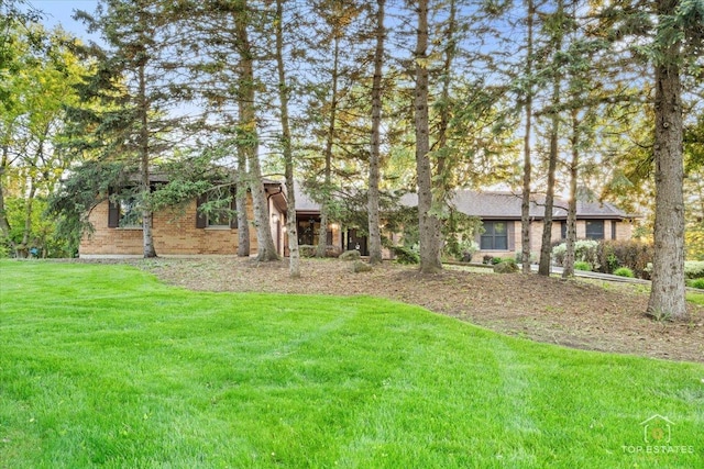21824 Cambridge Dr, Kildeer, IL 60047 - view of front of house with a front yard and brick siding