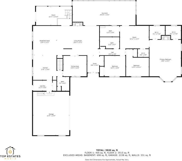 21824 Cambridge Dr, Kildeer, IL 60047 - view of room layout