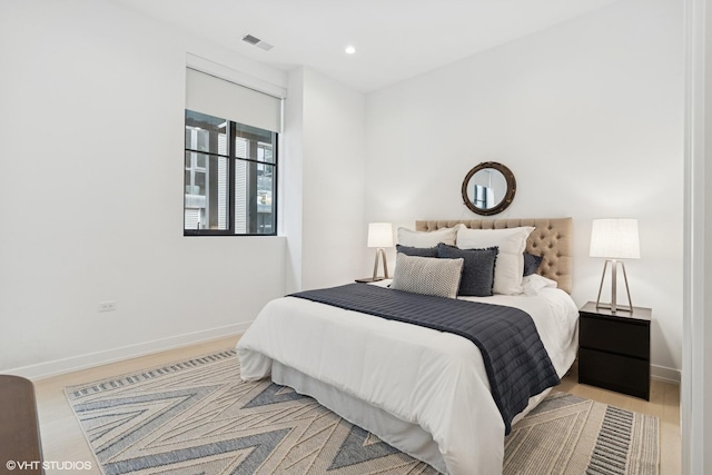128 S Green St Unit 5Ab, Chicago, IL 60607 - bedroom featuring wood finished floors and recessed lighting