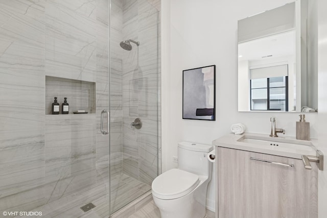 128 S Green St Unit 5Ab, Chicago, IL 60607 - full bath with vanity and a stall shower