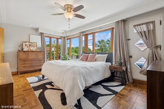9333 S Oakley Ave, Chicago, IL 60643 - bedroom featuring recessed lighting and a ceiling fan