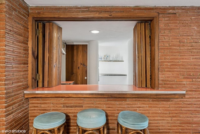 9333 S Oakley Ave, Chicago, IL 60643 - indoor dry bar with brick wall