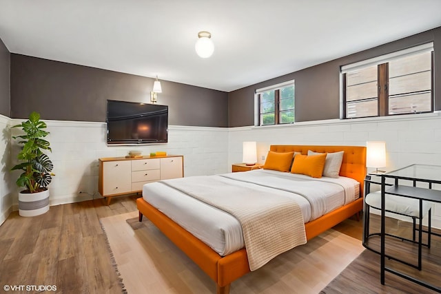 9333 S Oakley Ave, Chicago, IL 60643 - bedroom with a wainscoted wall and wood finished floors