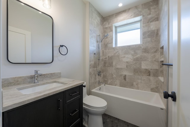 1437 Ashland Ave, River Forest, IL 60305 - full bathroom with vanity, bathing tub / shower combination, and tile patterned floors