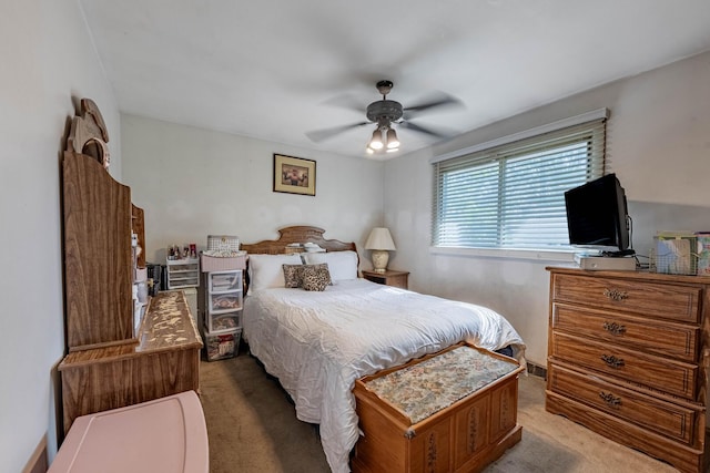 1330 E 146th St, Dolton, IL 60419 - bedroom with light carpet and ceiling fan
