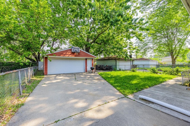1330 E 146th St, Dolton, IL 60419 - view of yard featuring a detached garage and an outdoor structure