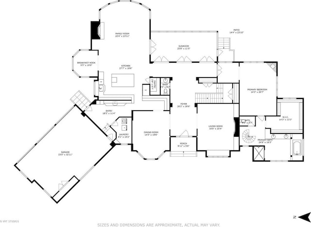 1310 Gavin Ct, Lake Forest, IL 60045 - view of property floor plan