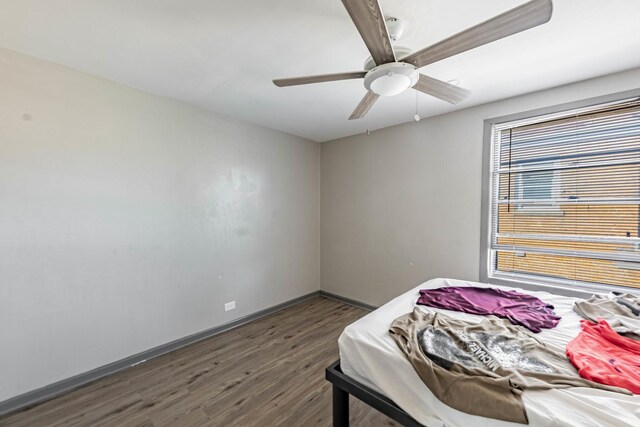 4636 S Keating Ave, Chicago, IL 60632 - bedroom featuring wood finished floors and ceiling fan