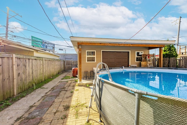 4636 S Keating Ave, Chicago, IL 60632 - view of swimming pool with a fenced backyard and a patio area