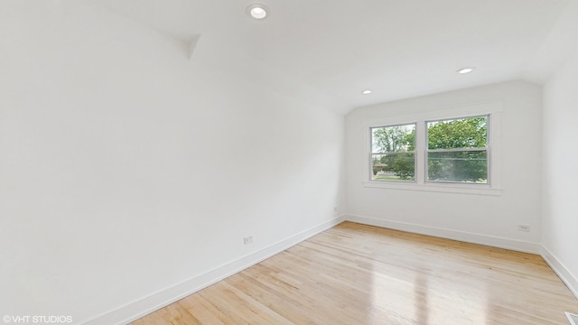 15230 State St, South Holland, IL 60473 - unfurnished room with light wood-style floors, recessed lighting, and lofted ceiling