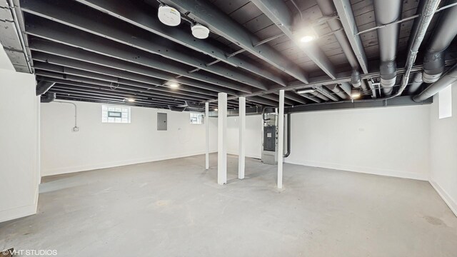 15230 State St, South Holland, IL 60473 - below grade area with baseboards and electric panel