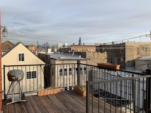 2013 W Rice St Unit 3, Chicago, IL 60622 - deck with area for grilling