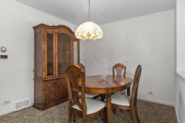 109 N Home Ave, Park Ridge, IL 60068 - dining room with a chandelier and carpet flooring