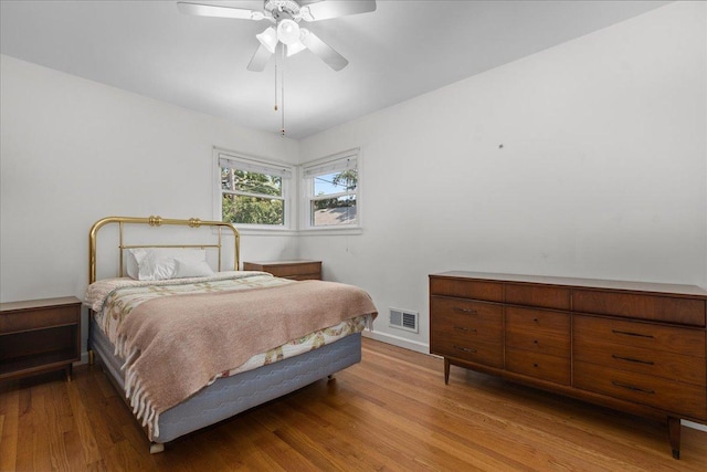 109 N Home Ave, Park Ridge, IL 60068 - bedroom featuring wood finished floors and ceiling fan