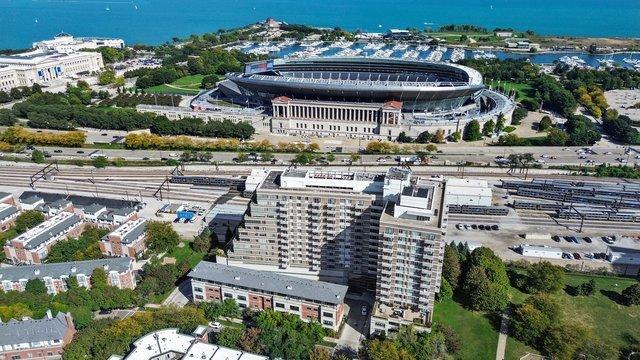 1515 S Prairie Ave Unit 715, Chicago, IL 60605 - aerial view of a large body of water