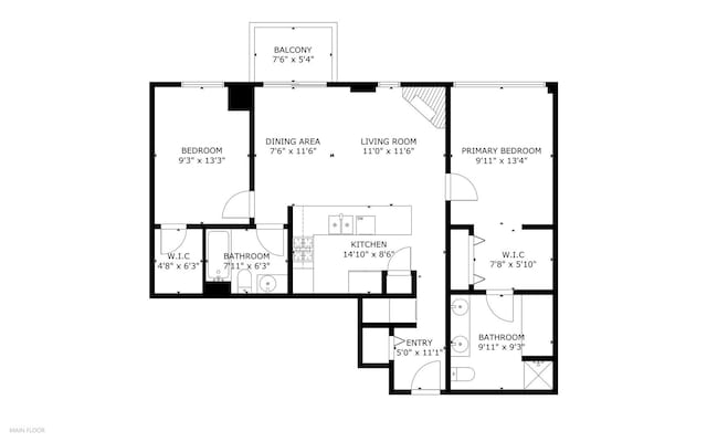 1515 S Prairie Ave Unit 715, Chicago, IL 60605 - view of home floor plan