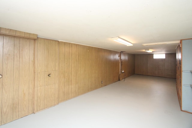 1001 Wilcox St, Joliet, IL 60435 - basement featuring wooden walls