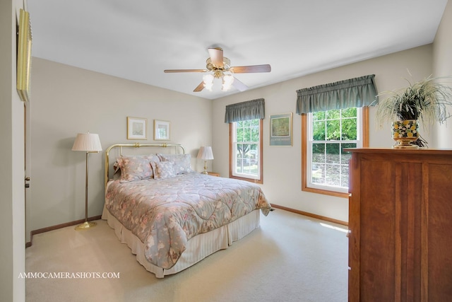 400 Adare Dr, Cary, IL 60013 - bedroom featuring carpet flooring and a ceiling fan