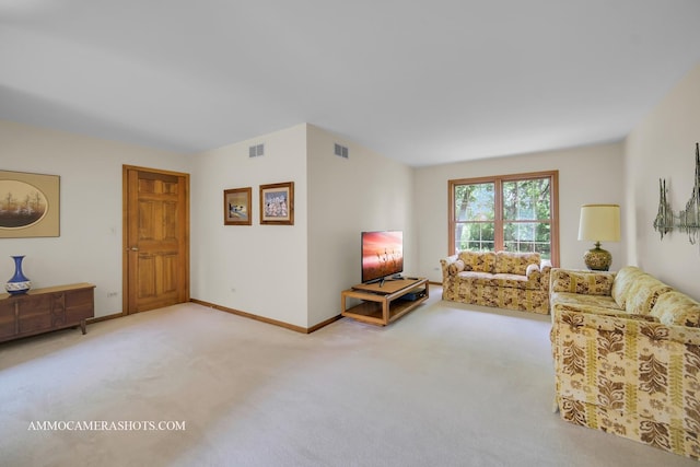 400 Adare Dr, Cary, IL 60013 - living area featuring light colored carpet and baseboards