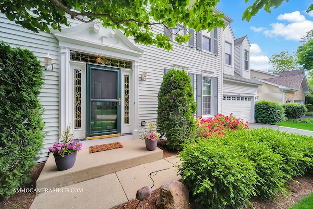 400 Adare Dr, Cary, IL 60013 - doorway to property with an attached garage and driveway