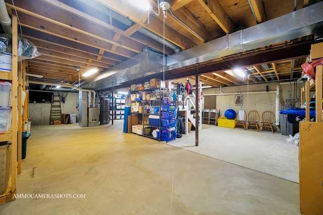 400 Adare Dr, Cary, IL 60013 - unfinished below grade area featuring water heater and heating unit