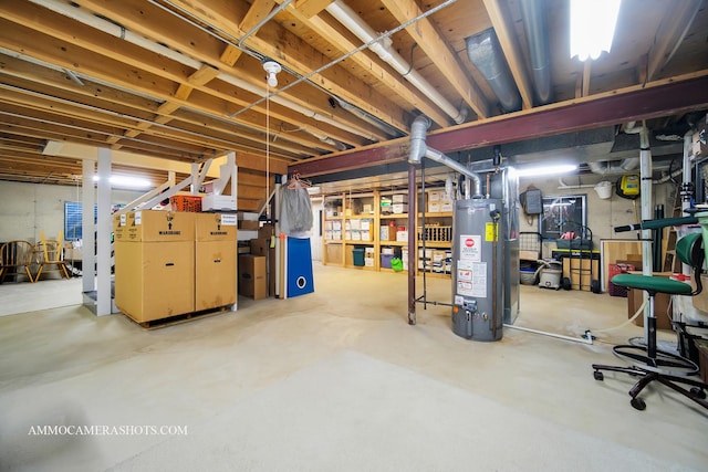400 Adare Dr, Cary, IL 60013 - unfinished basement with gas water heater