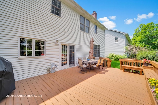 400 Adare Dr, Cary, IL 60013 - deck with outdoor dining area and grilling area