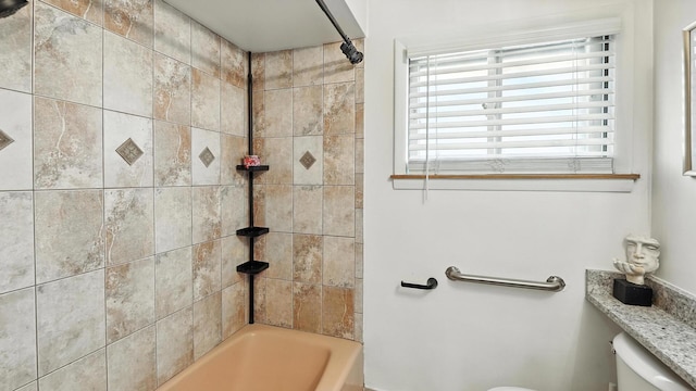 139 Hyde Park Ave, Bellwood, IL 60104 - full bathroom with toilet and shower / bath combination