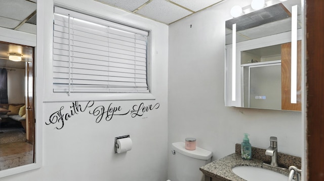 139 Hyde Park Ave, Bellwood, IL 60104 - full bathroom featuring vanity and an enclosed shower