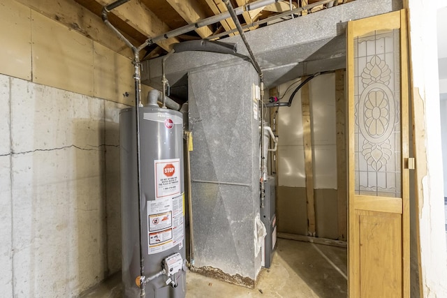 22904 Valley Dr, Richton Park, IL 60471 - utility room featuring water heater
