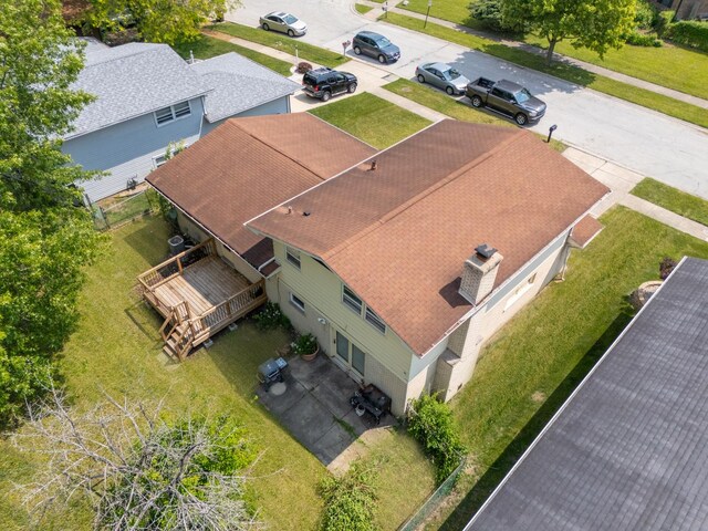 22904 Valley Dr, Richton Park, IL 60471 - view from above of property
