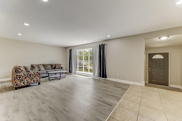 22904 Valley Dr, Richton Park, IL 60471 - living area with recessed lighting and light wood-style floors