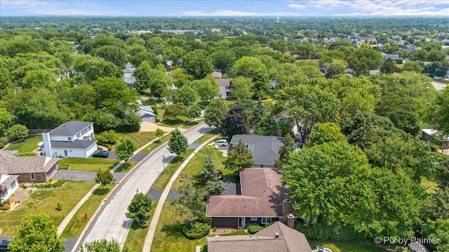 442 Kings Way, Mundelein, IL 60060 - aerial view of property and surrounding area with nearby suburban area